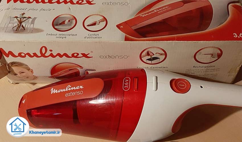 طرز استفاده از جارو شارژی مولینکس