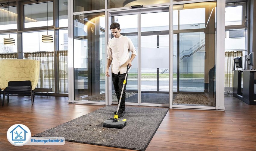 مراحل تعمیر جاروشارژی کارچر